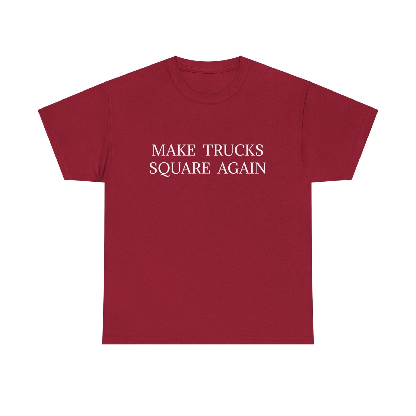 Make Trucks Square Again Unisex Heavy Cotton Tee