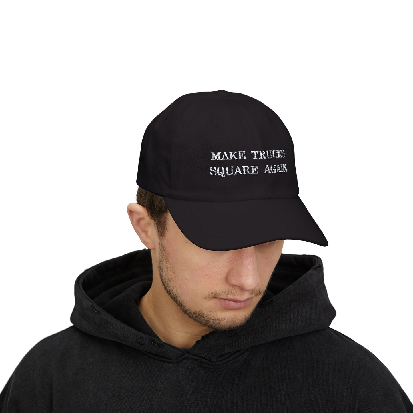 Make Trucks Square Again Classic Dad Cap - Casual Style for Truck Lovers