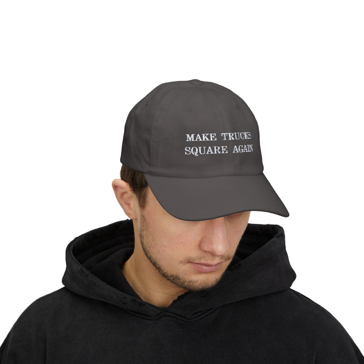 Make Trucks Square Again Classic Dad Cap - Casual Style for Truck Lovers