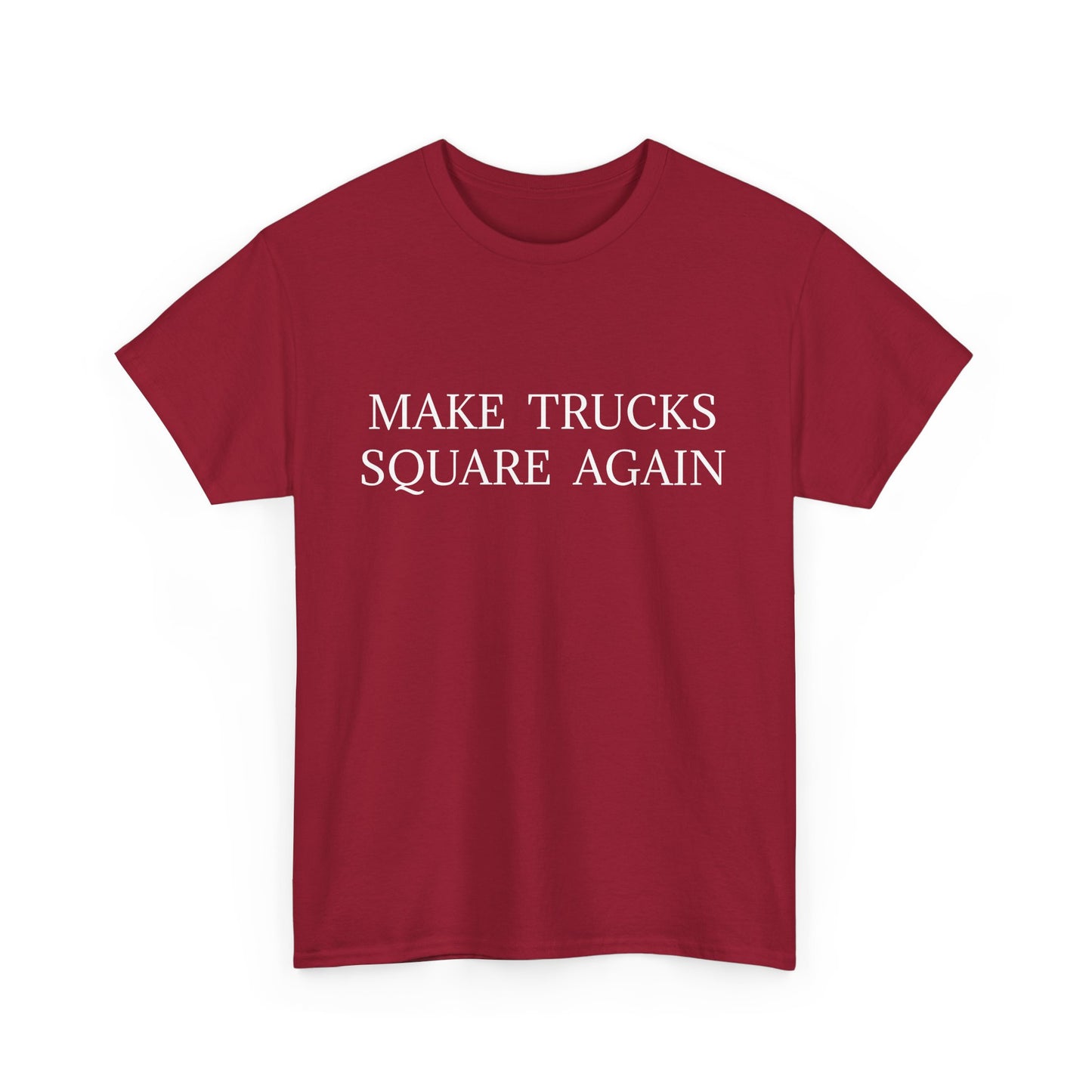 Make Trucks Square Again Unisex Heavy Cotton Tee